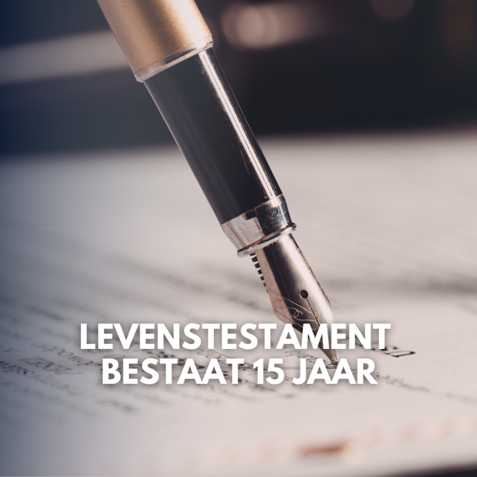 afbeelding levenstestament 15 jaar